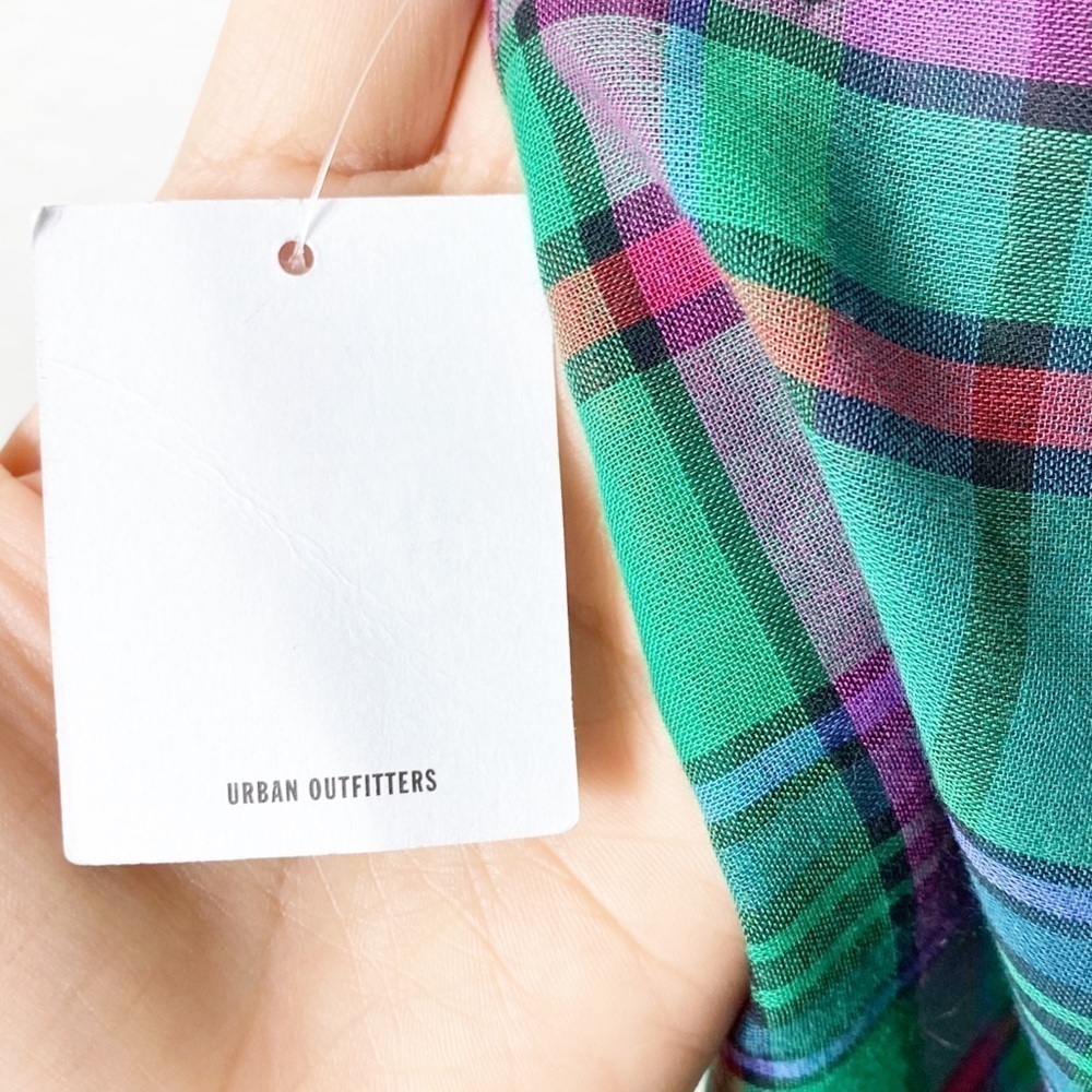 Urban Outfitters BDG Plaid Green Cropped C… - Picture 7 of 8